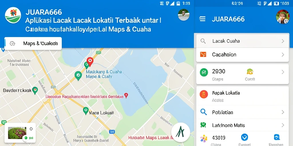 Antarmuka <strong>JUARA666</strong> dengan fitur lacak lokasi yang jelas dan mudah digunakan.