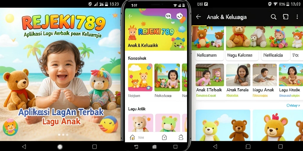 Screenshot antarmuka aplikas <strong>REJEKI789</strong> yang ceria dan edukatif.