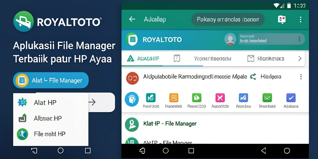 Tampilan antarmuka aplikasi ROYALTOTO yang menarik dan fungsional.